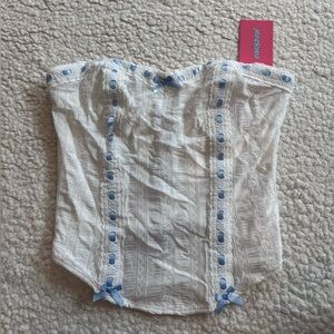 Edikted Mist Lacey Ribbon Corset